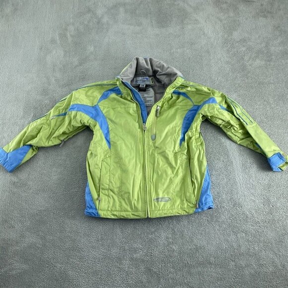 Obermeyer Other - Obermeyer Juniors Weather X System Jacket Size 14 Green & Blue Waterproof 4970